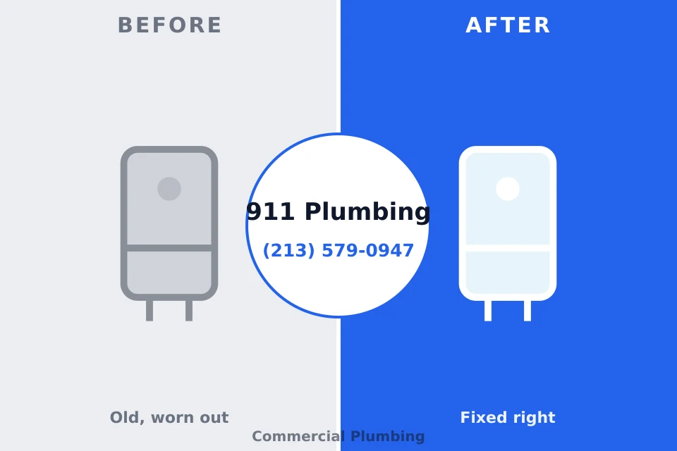 Before and after: plumbing repair New Boston, OH